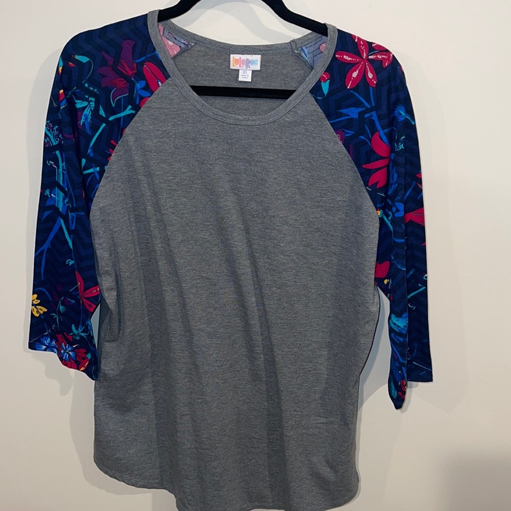 Lularoe Randy baseball t top size XL